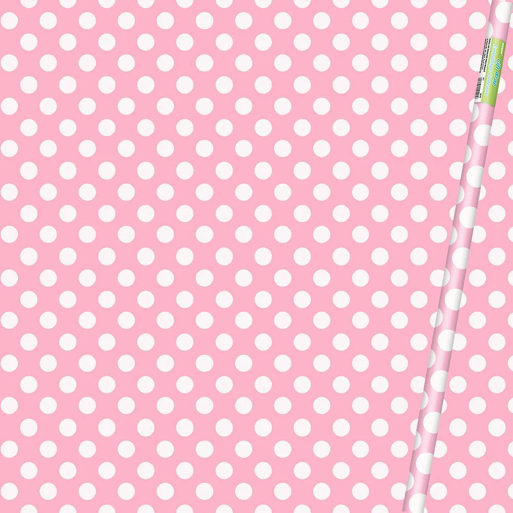 Lovely Pink Dots gift wrap roll