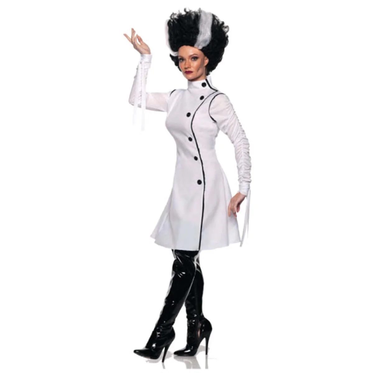 Mad Science Costume for Adults, White Dress