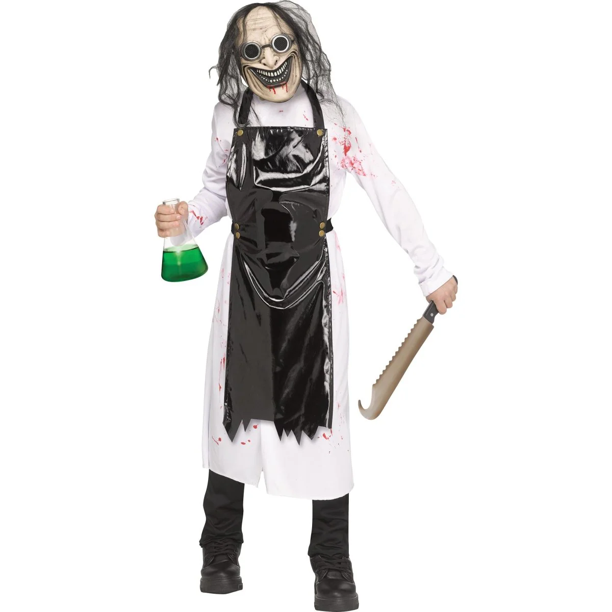 Mad Scientist Costume for Kids, Blood-Spattered Lab Coat