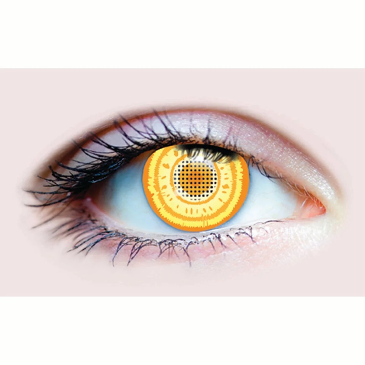 PRIMAL® Makima - Orange & Yellow Cosplay Coloured Contact Lenses, 3 Month Usage - Image 2