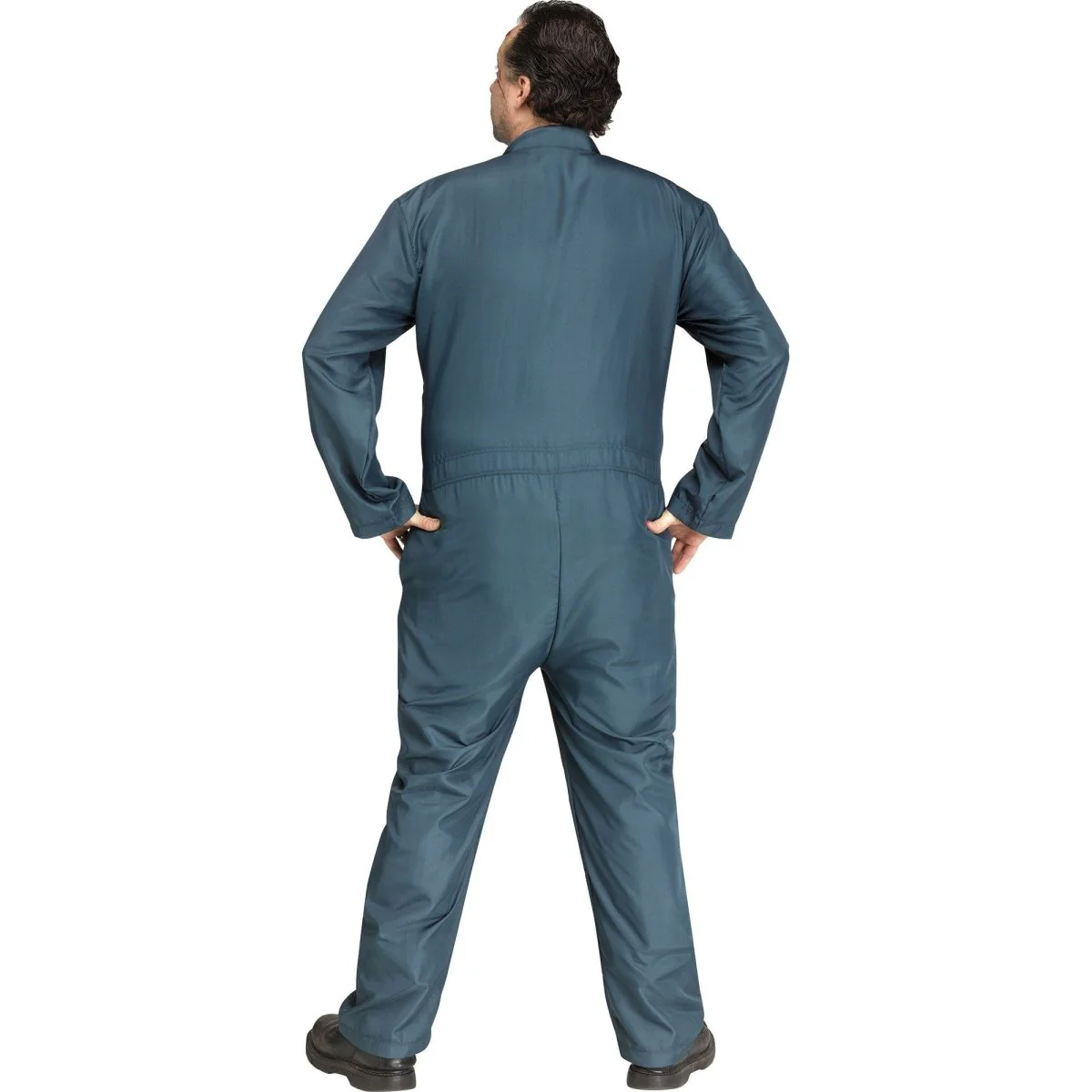 Maniac Mechanic Costume for Adults, Blue Coveralls - Image 2