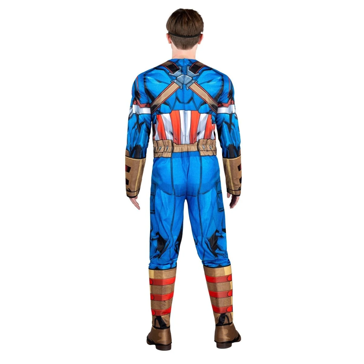 Marvel Captain America Qualux Costume for Adults, Jumpsuit and Mask - Image 5