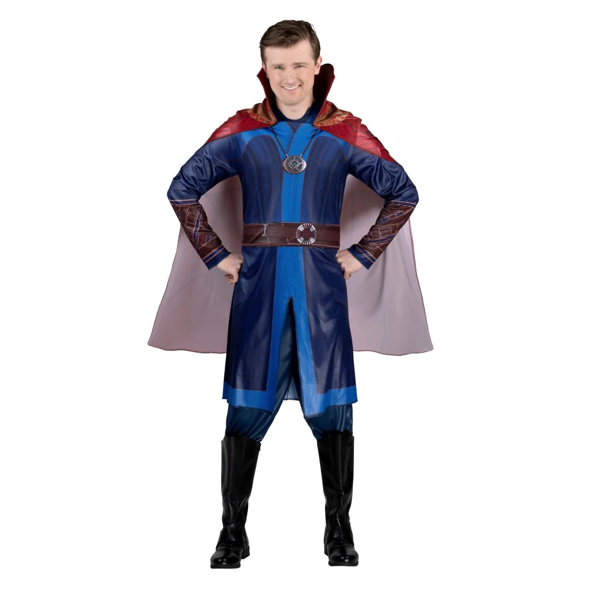 Marvel Dr.Strange Qualux Costume for Adults, Blue Tunic - Image 3
