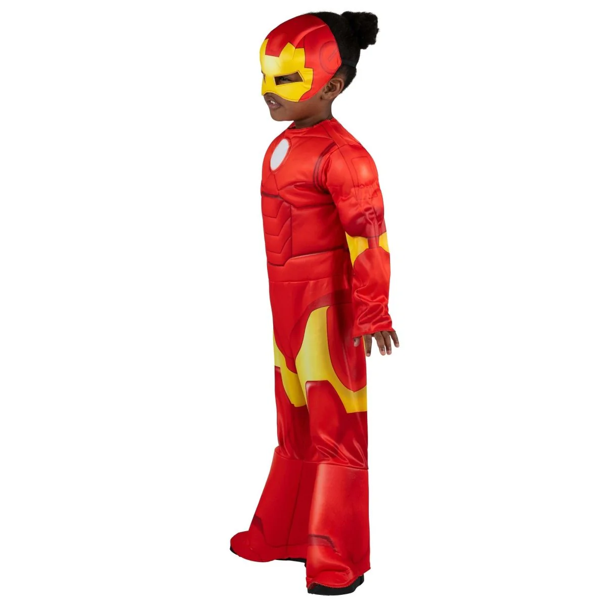 Marvel Iron Man Costume for Toddlers, Red Padded Jumpsuit - Image 4