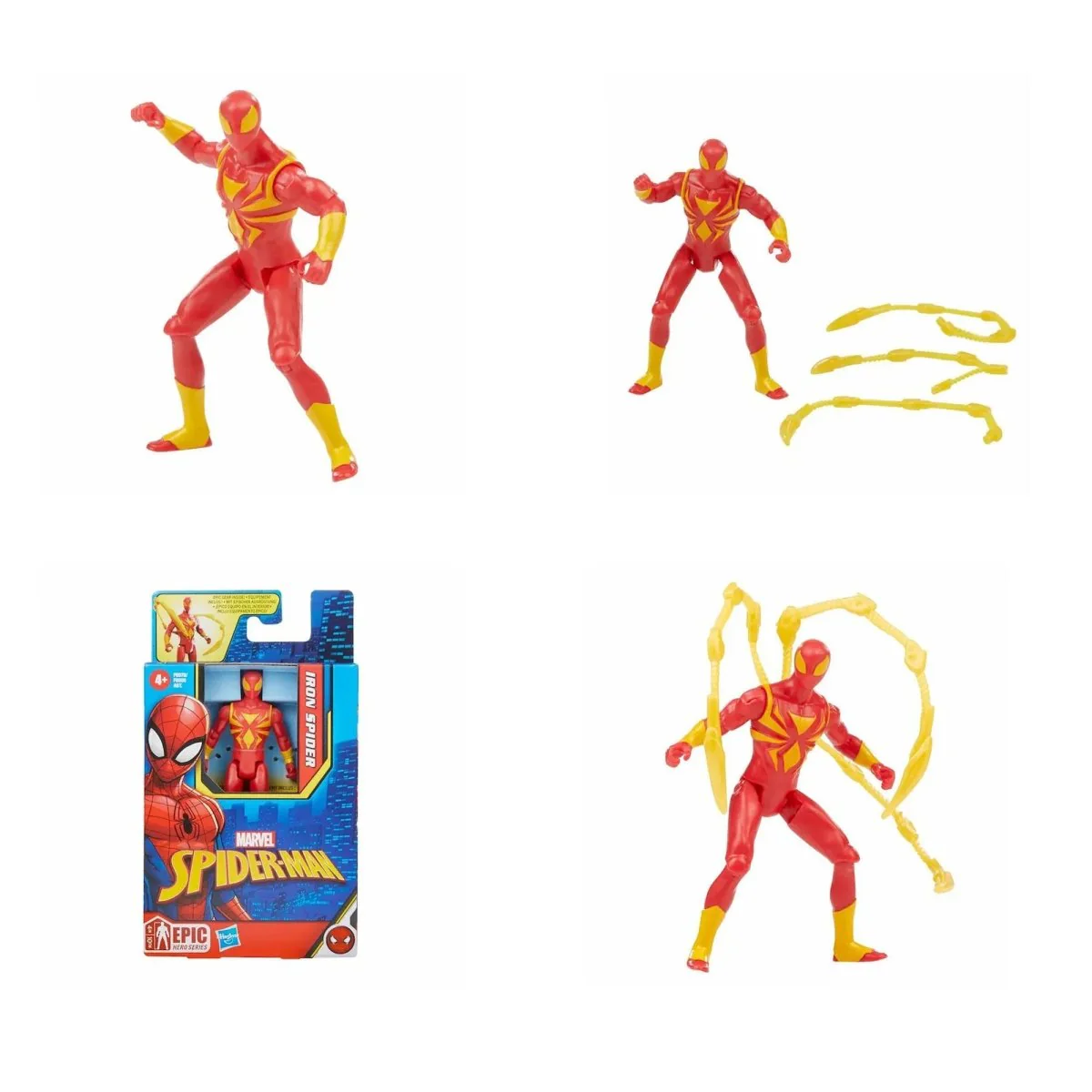 Marvel Spider-Man Figure, 4 Inches, Assortment, 1 Count - Image 4