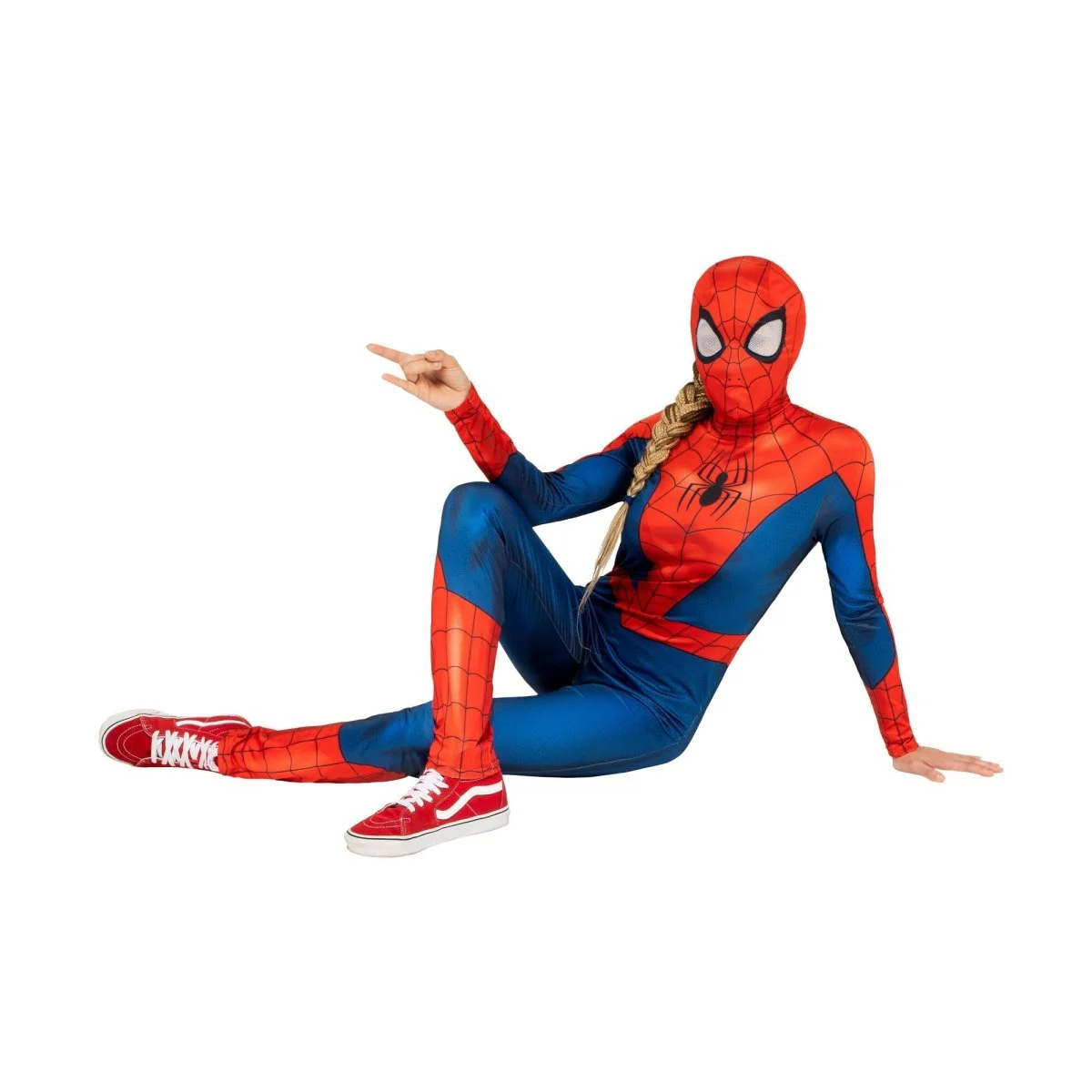 Marvel Spider-Man Qualux Costume for Adults, Jumpsuit and Headpiece - Image 7