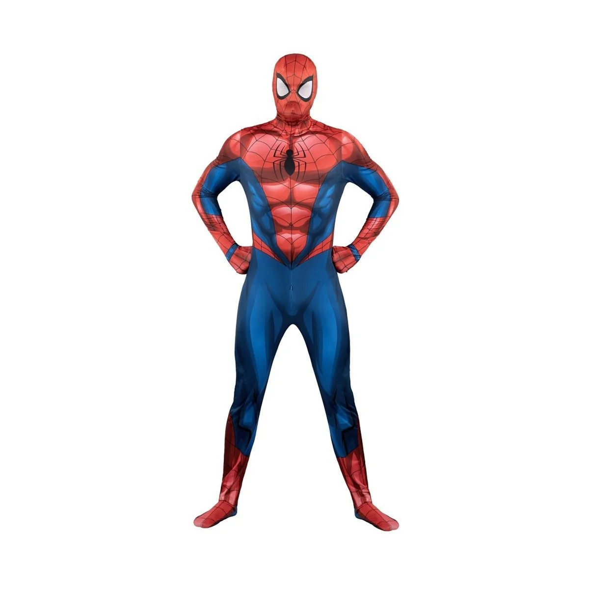 Marvel Spider-Man Spandex Costume for Adults, Suit and Mask - Image 2