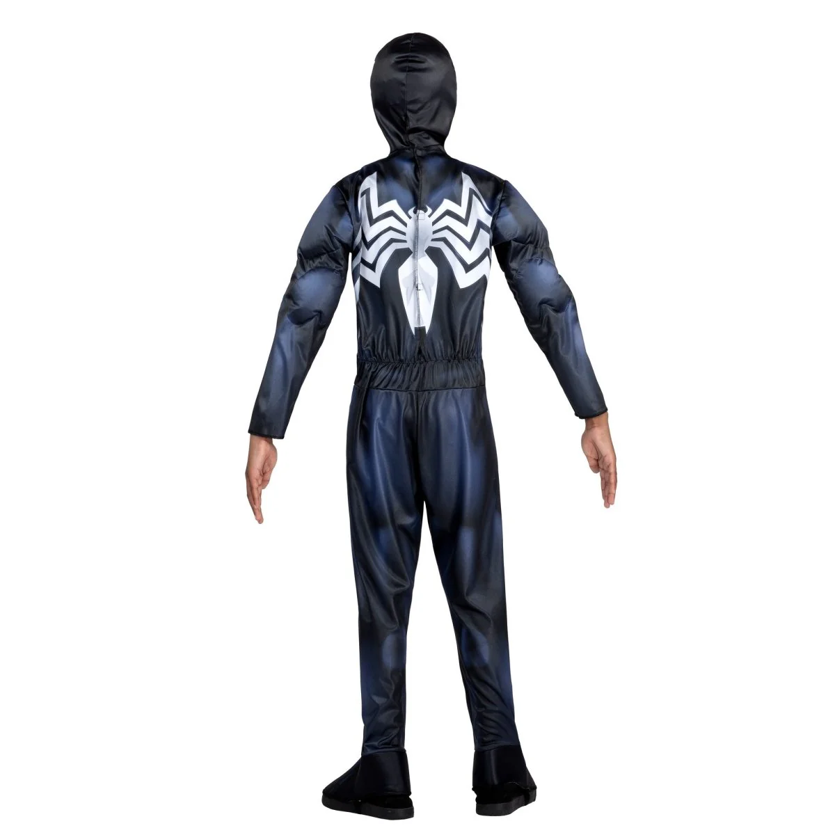 Marvel Venom Costume for Kids, Black Padded Jumpsuit - Image 5