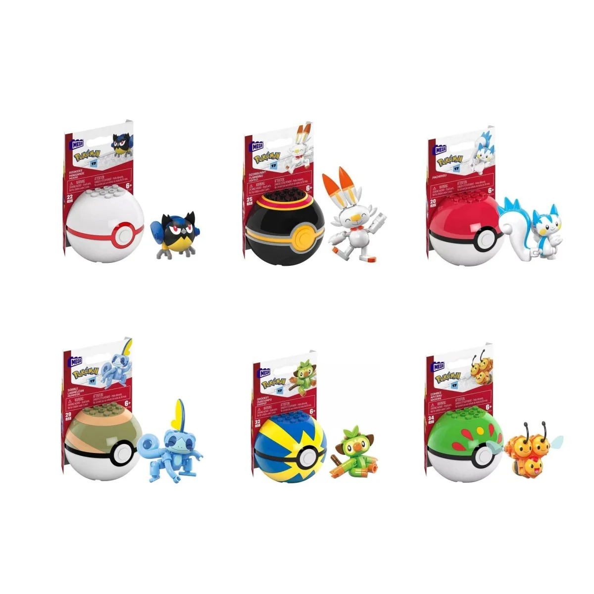 Mega Construx™ Pokémon, Pokeball Generation, Assortment, 1 Count - Image 3