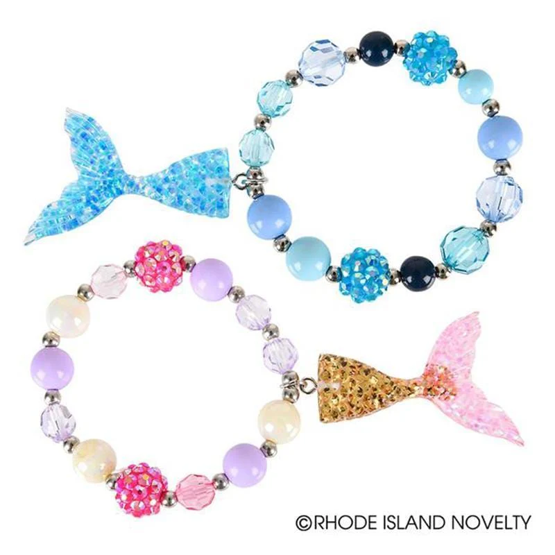 Mermaid Charm Bracelet, Assortment, 1 Count