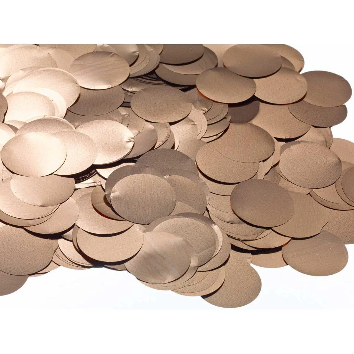 Rose Gold Metallic Circle Confetti
