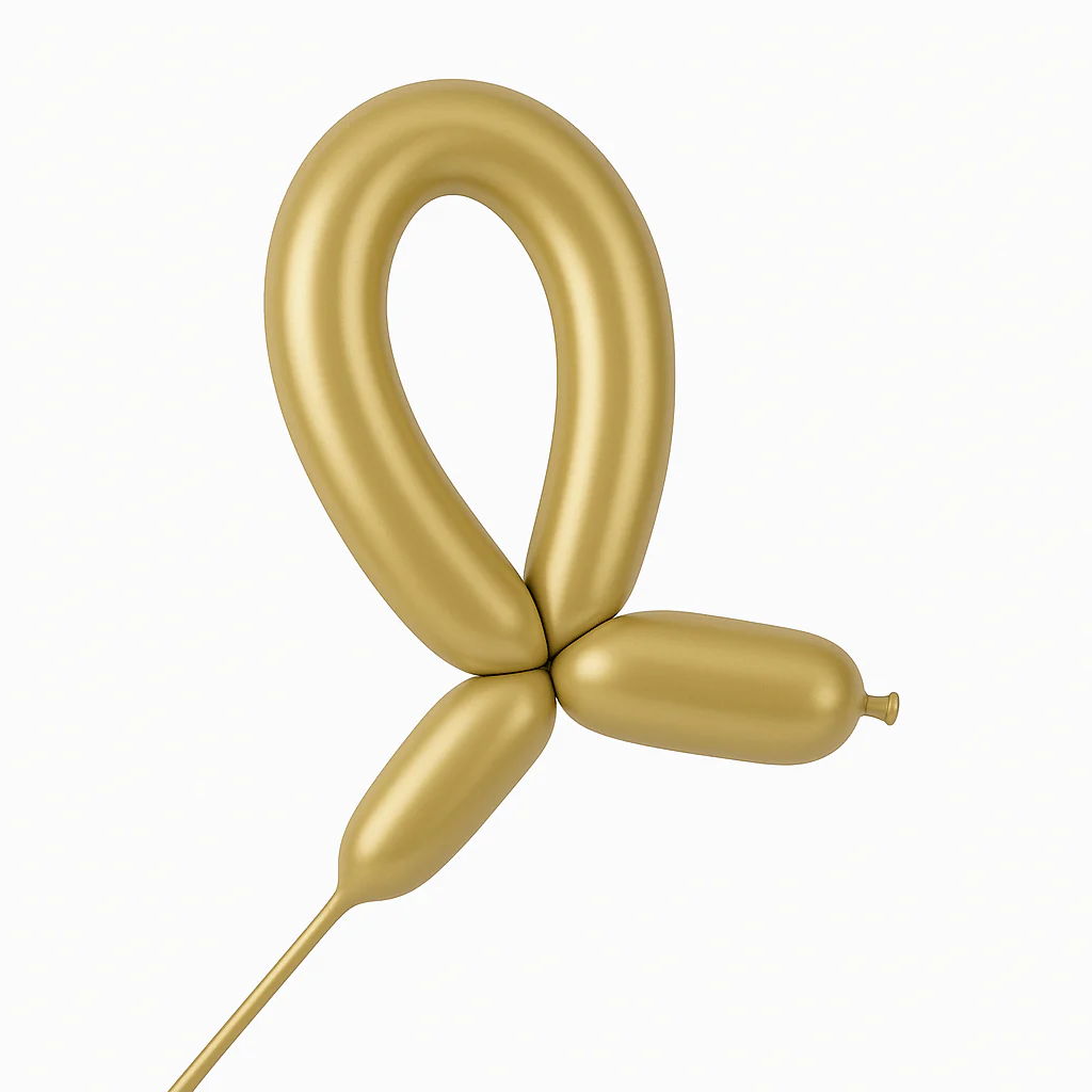 Metallic White Gold Latex Balloons, 260 mm, 100 Count