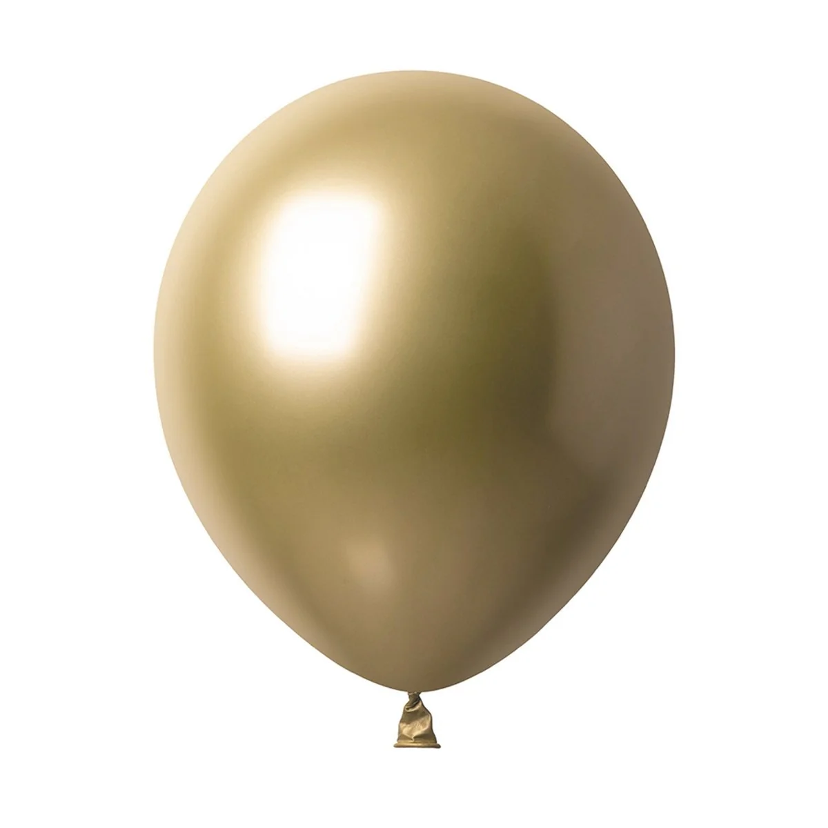 Metallic White Gold Latex Balloons, 5 Inches, 100 Count