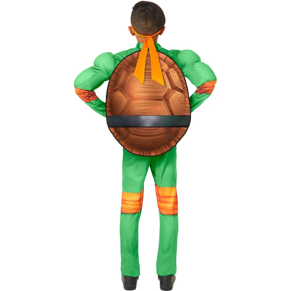 Mickey Costume for Kids, Teenage Mutant Ninja Turtles: Mutant Mayhem, Orange and Green Jumpsuit - Image 2