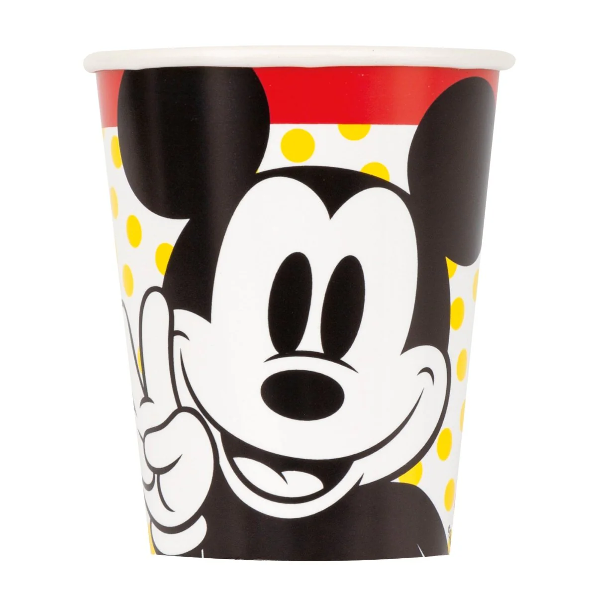 Mickey Mouse Birthday Paper Cups, Disney, 9 Oz, 8 Count