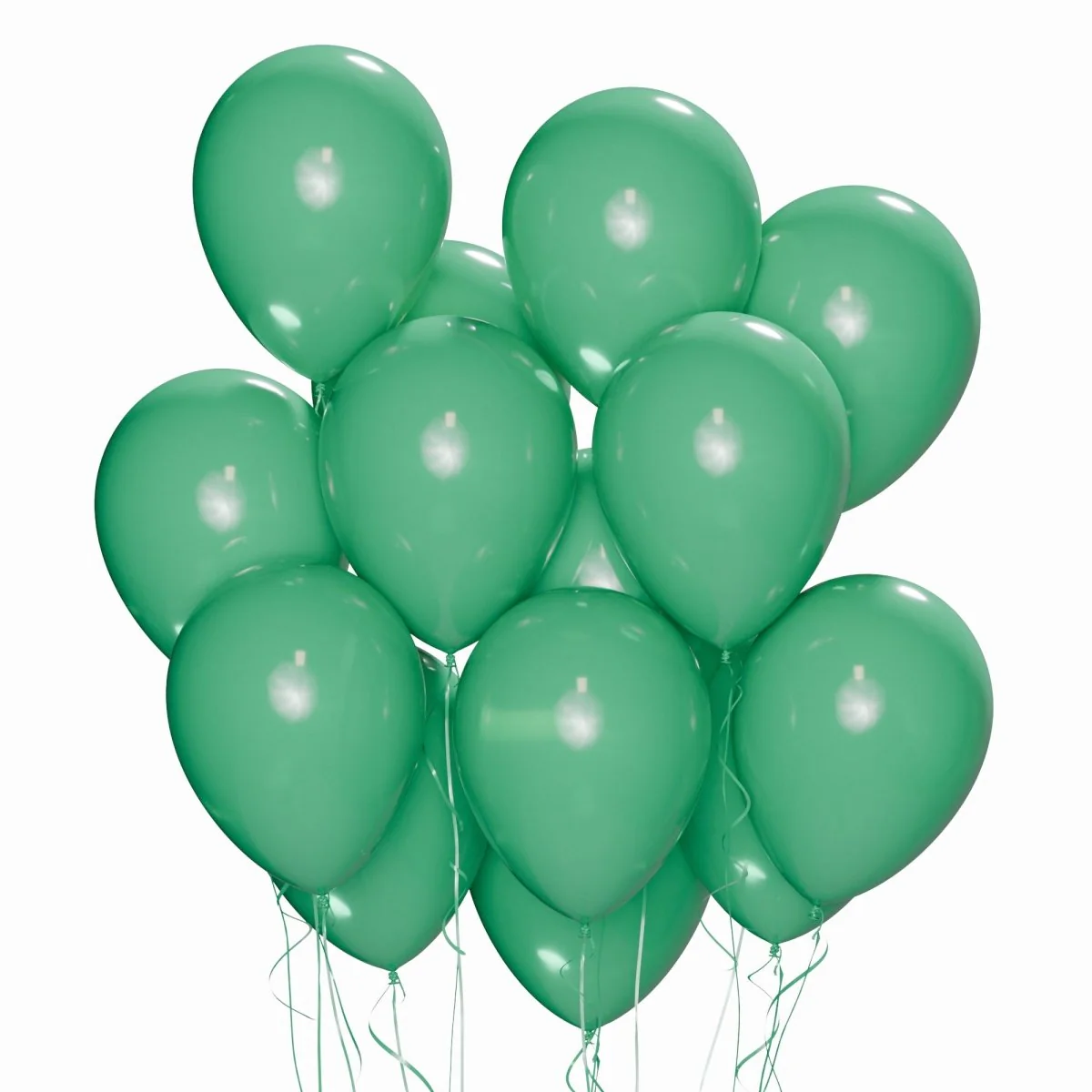 Mid Green Latex Balloon, 12 Inches, 72 Count