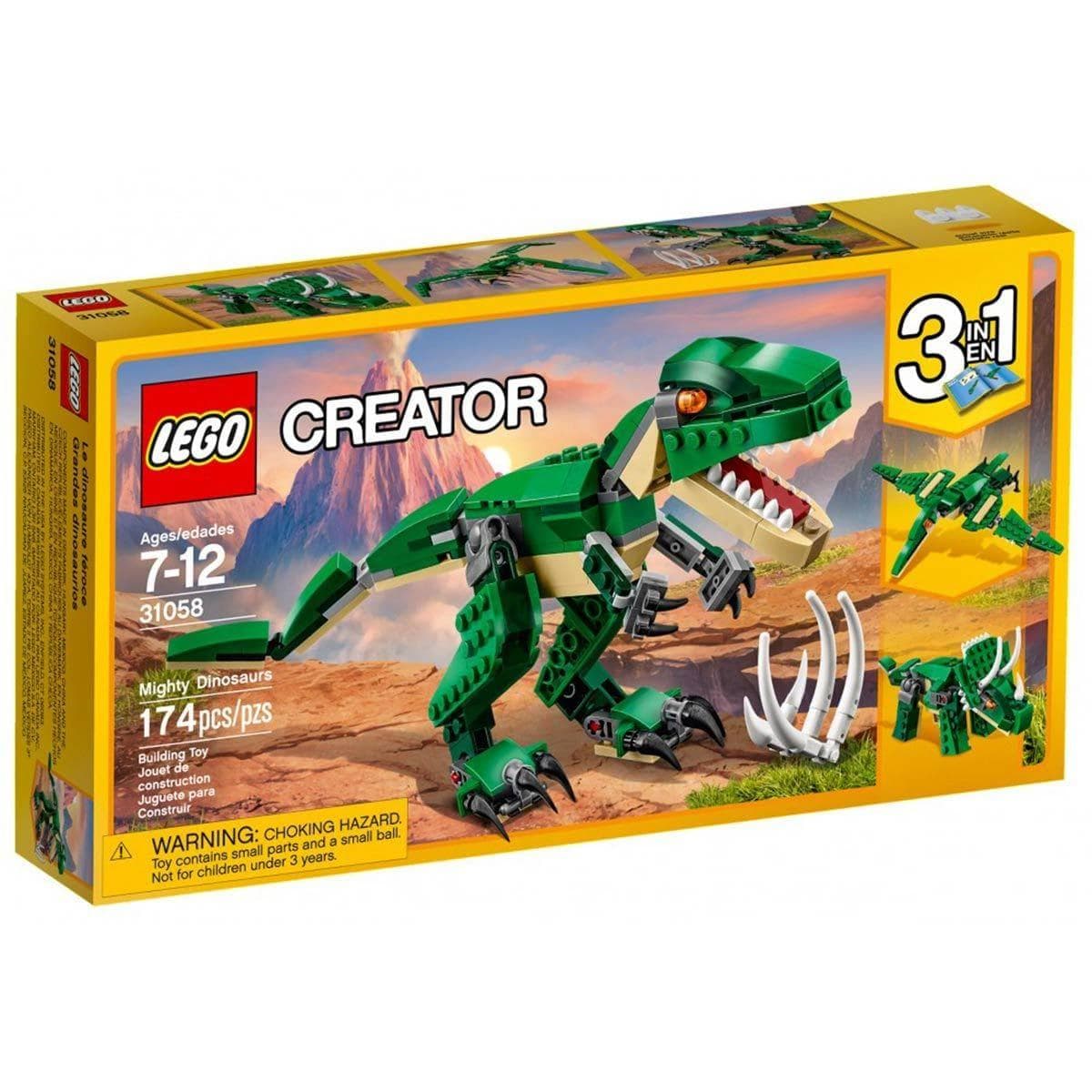 Mighty Dinosaurs, Creator Lego, Ages 7-12