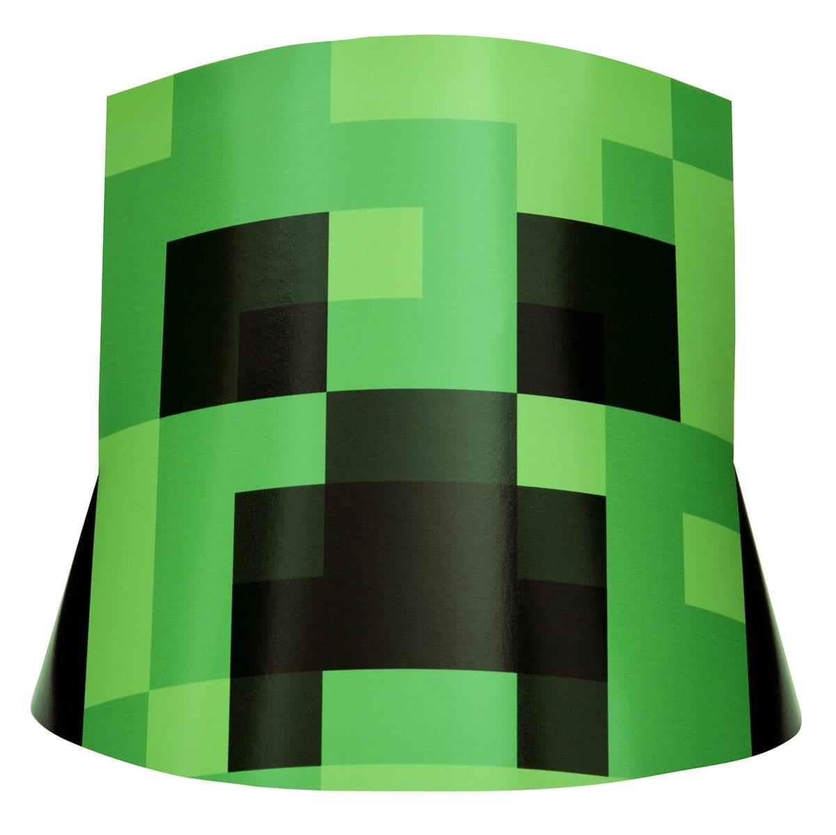Minecraft party hats, 8 per package