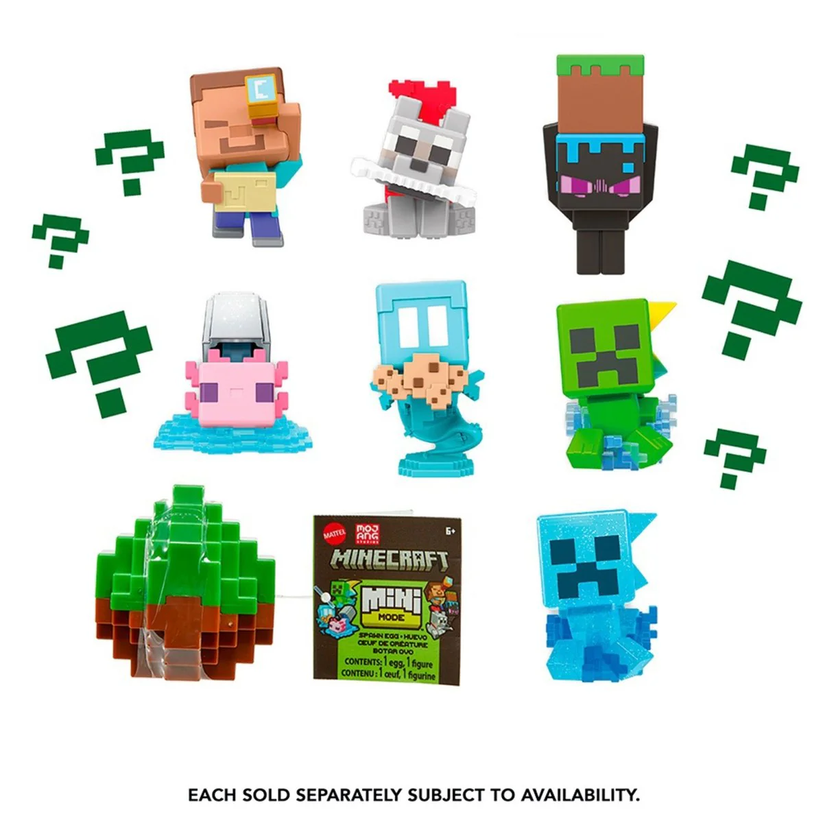 Minecraft Mini Mode Spawn Egg Toy, Assortment, 1 Count - Image 2