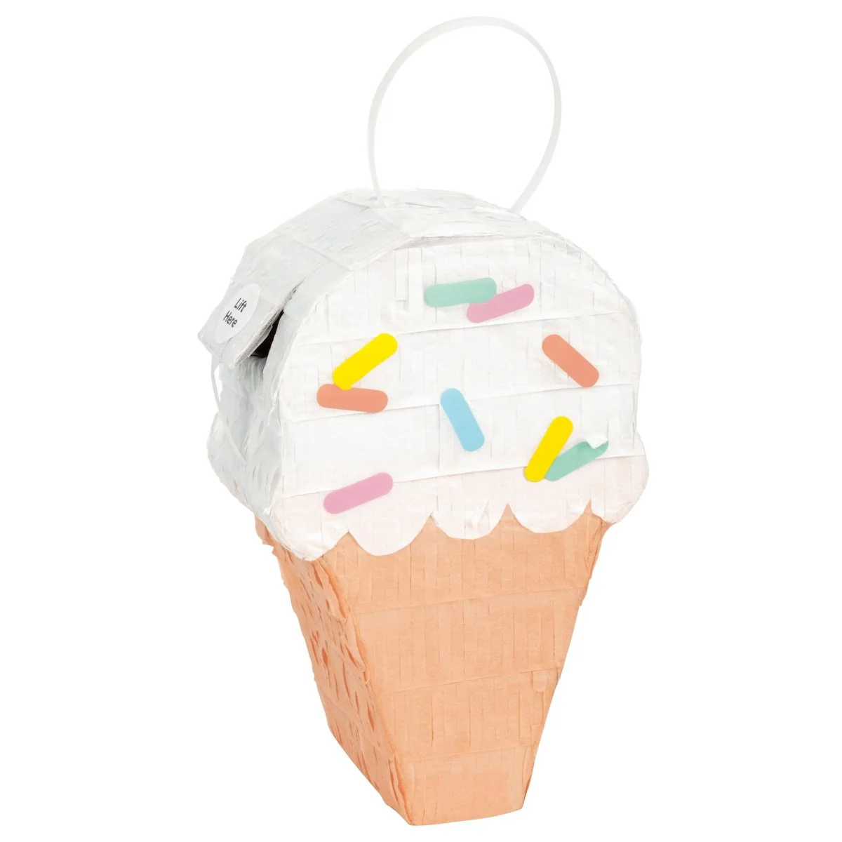 Mini Ice Cream Favour PiƱata, 1 Count