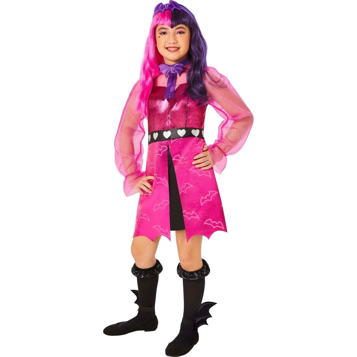 Monster High Draculaura Costume for Kids, Pink Dress