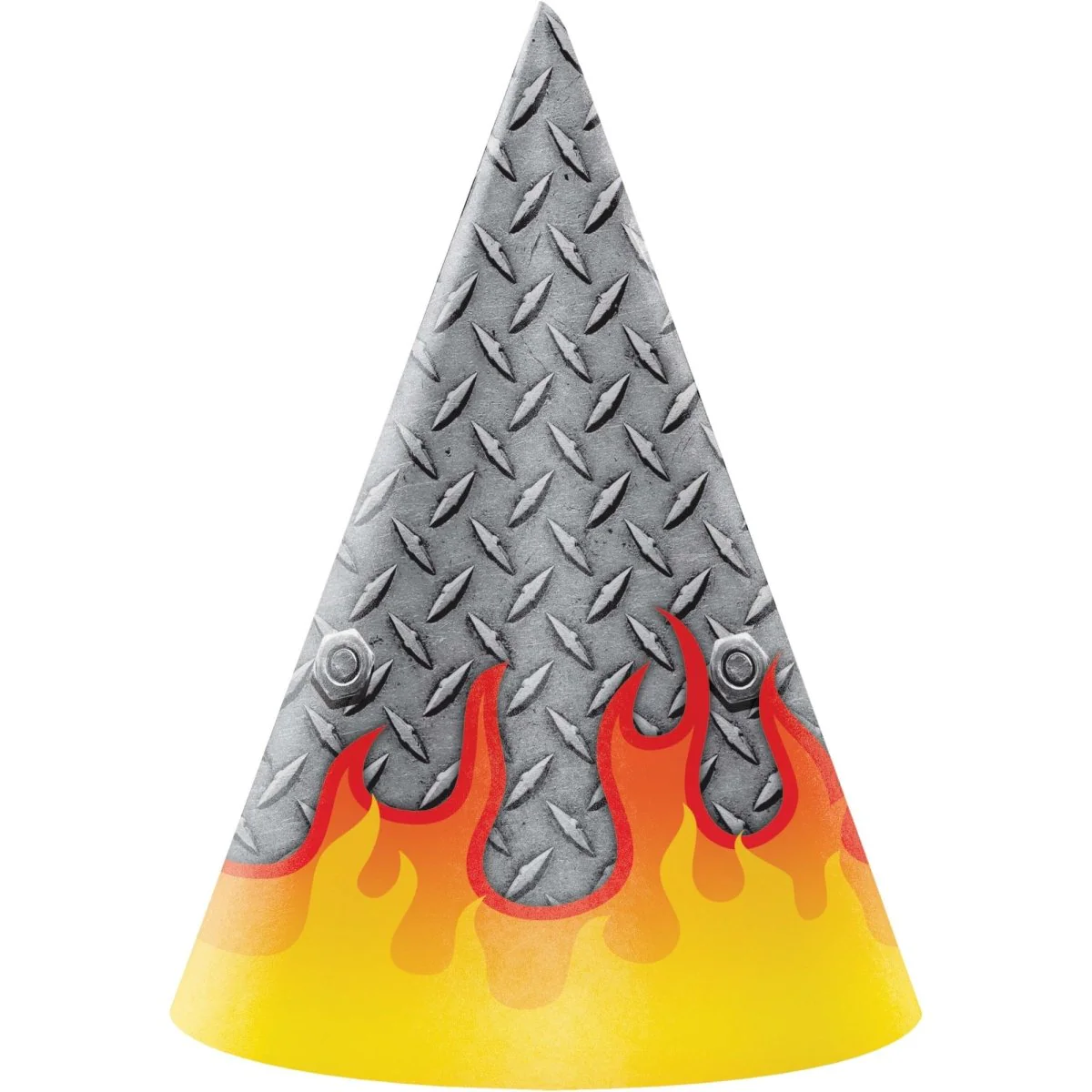 Monster Truck Rally Birthday Party Hats, 8 Count