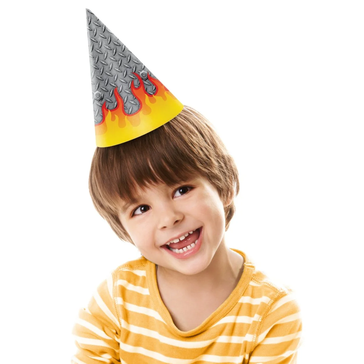 Monster Truck Rally Birthday Party Hats, 8 Count - Image 3