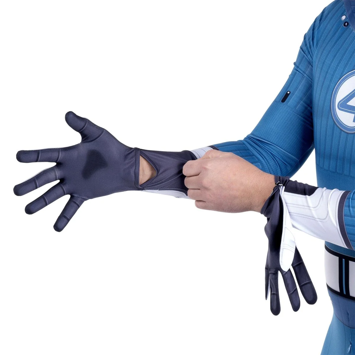 Mr. Fantastic Zentai Costume for Adults, Marvel, Jumpsuit - Image 2