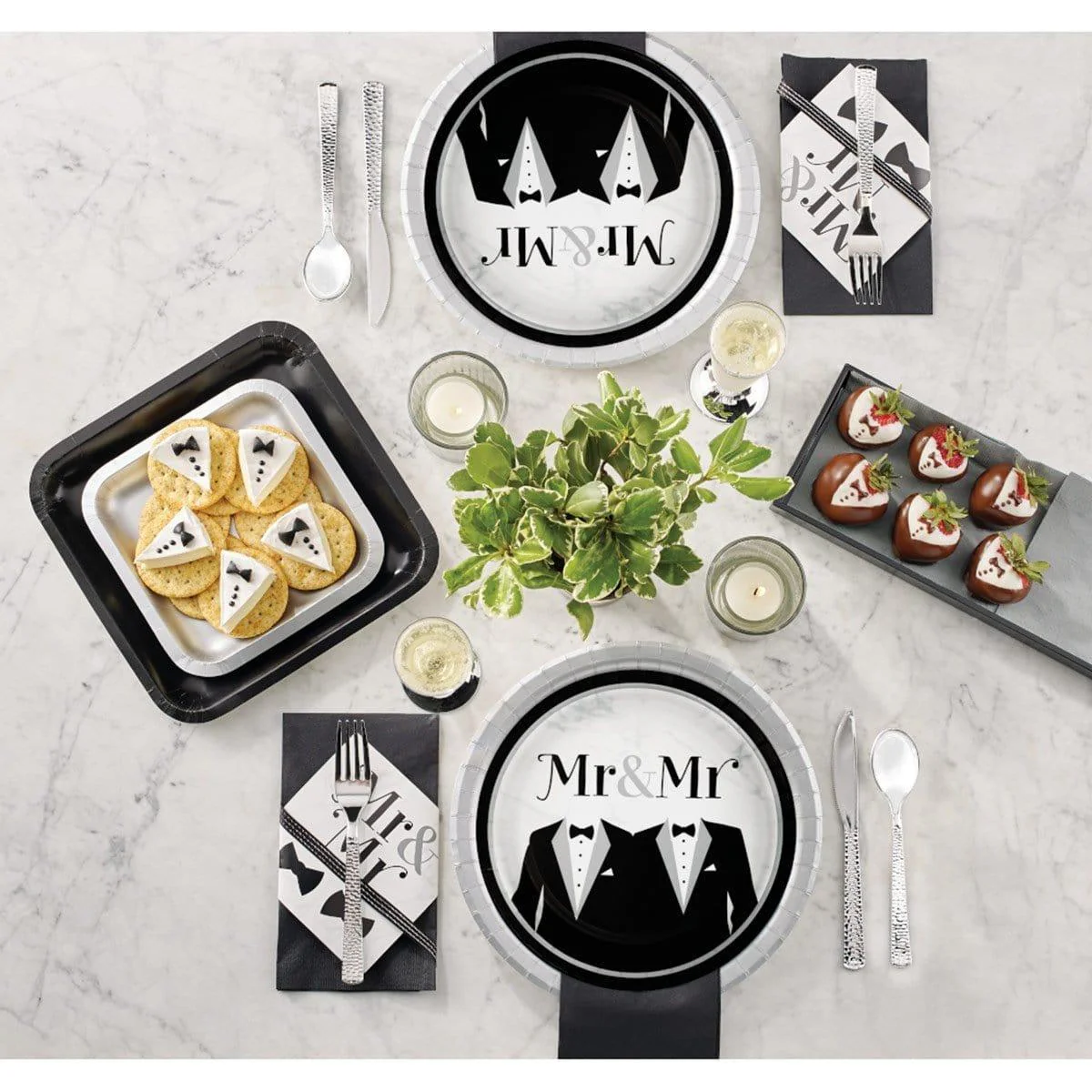 Mr & Mr Plastic Tablecover - Image 2