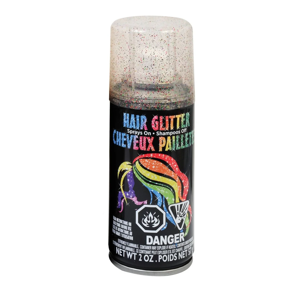 Multicolour Glitter Hair Spray, 1 Count