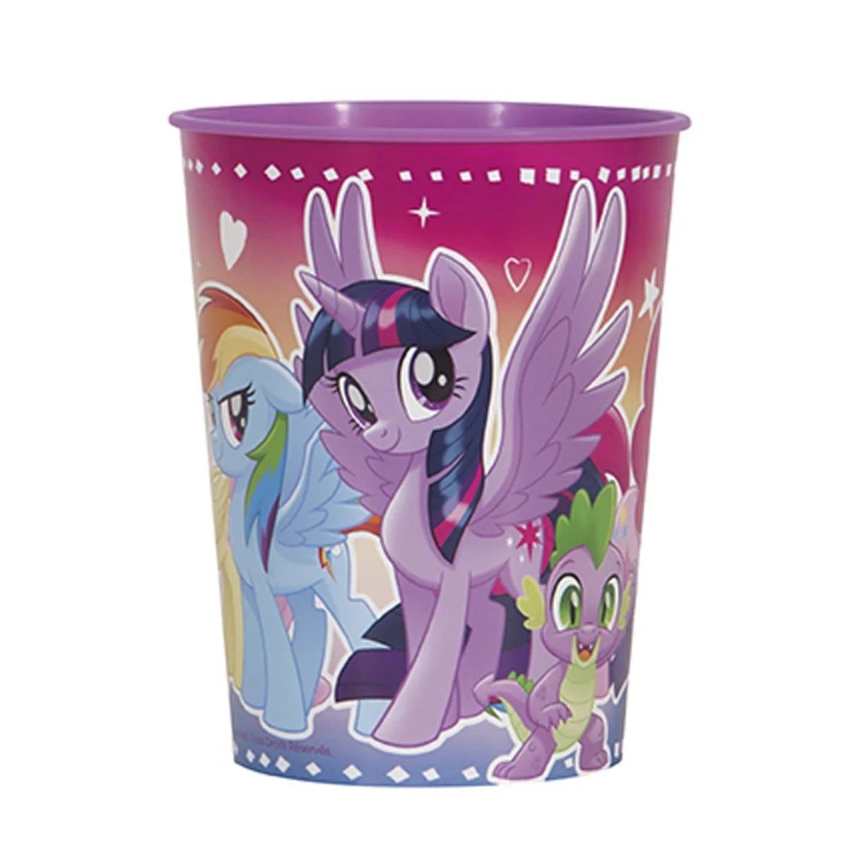 My Little Pony Birthday Party Purple Favour Cup, 16 Oz, 1 Count