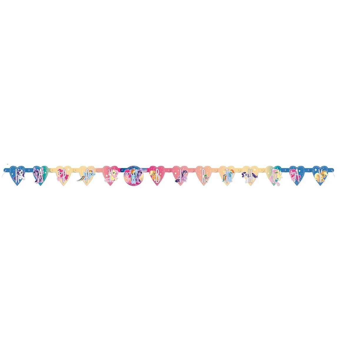 My Little Pony Happy Birthday Paper Jointed Banner, 1 Count