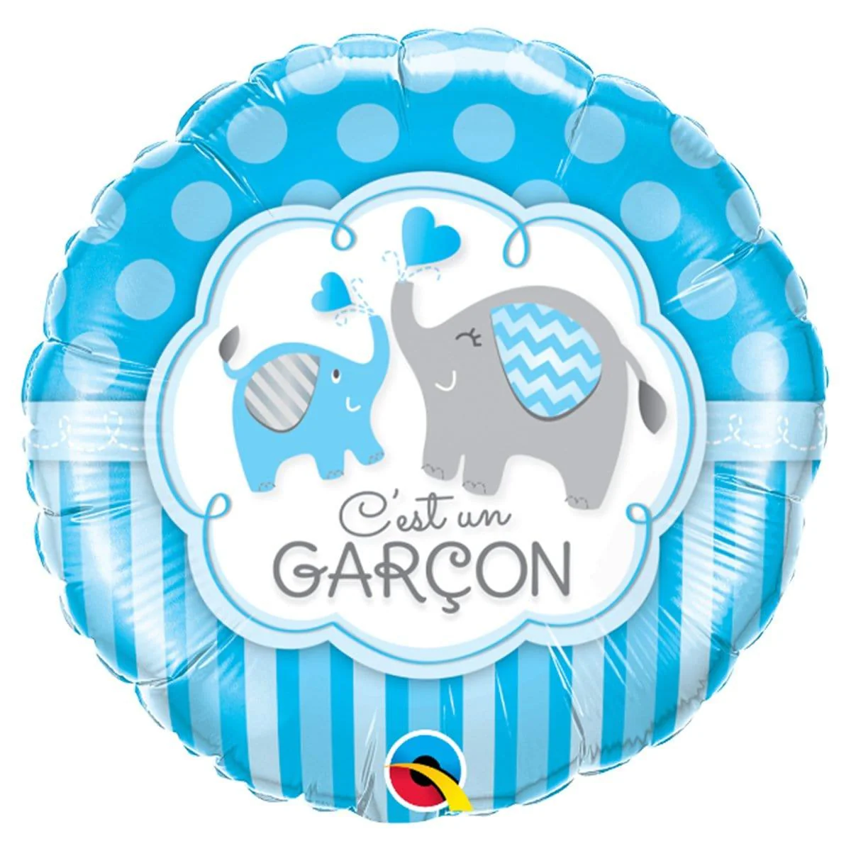 C'est Un Garçon Elephant Foil Balloon, 18 Inches