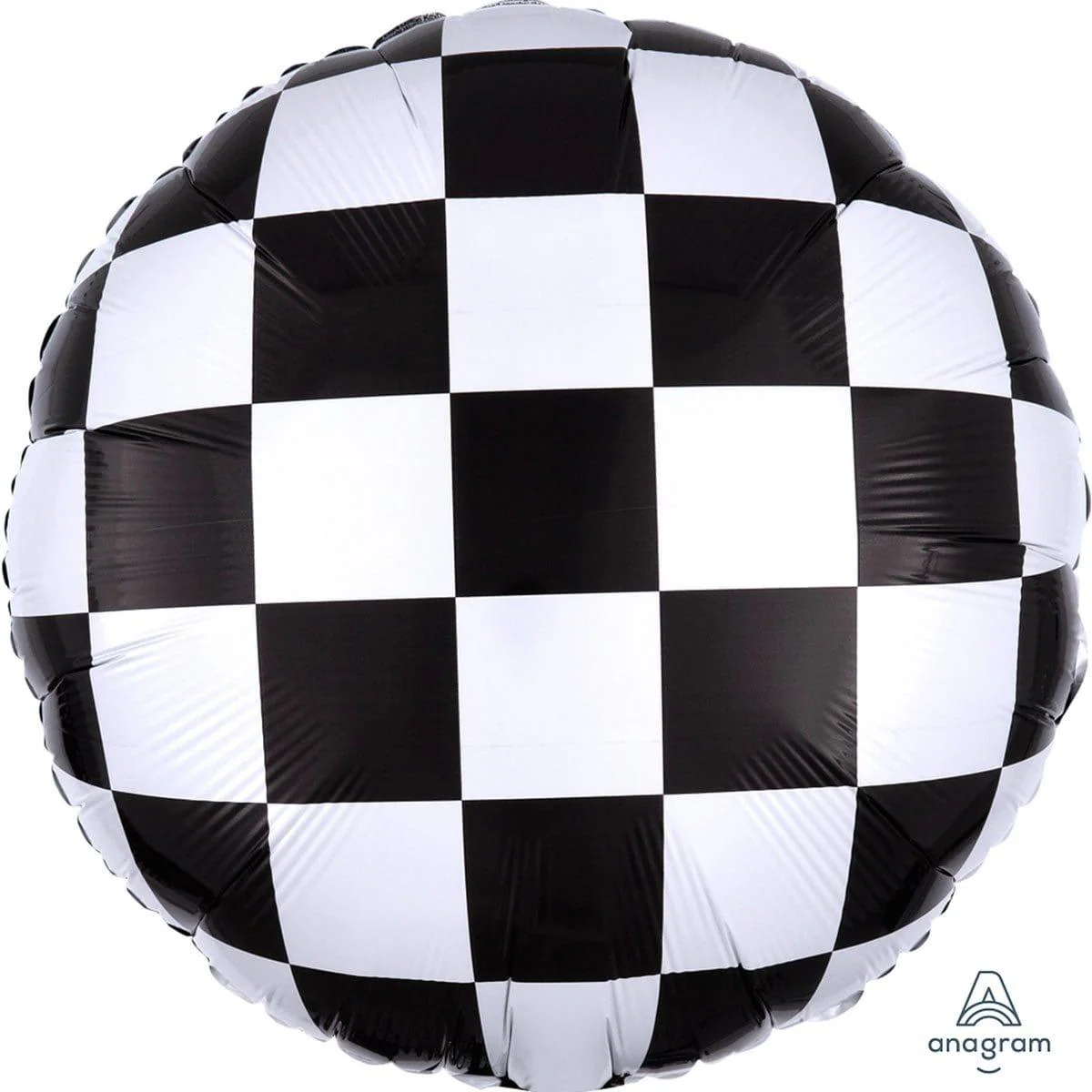 Checkerboard Foil Balloon, 18 Inches