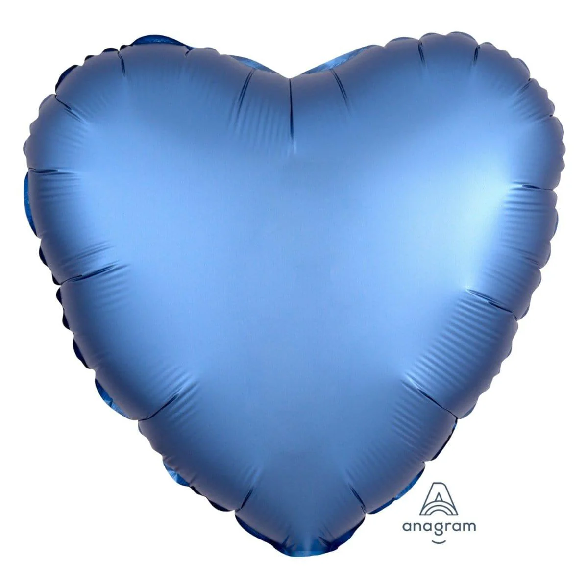 Blue Heart Shape Foil Balloon, 18 Inches