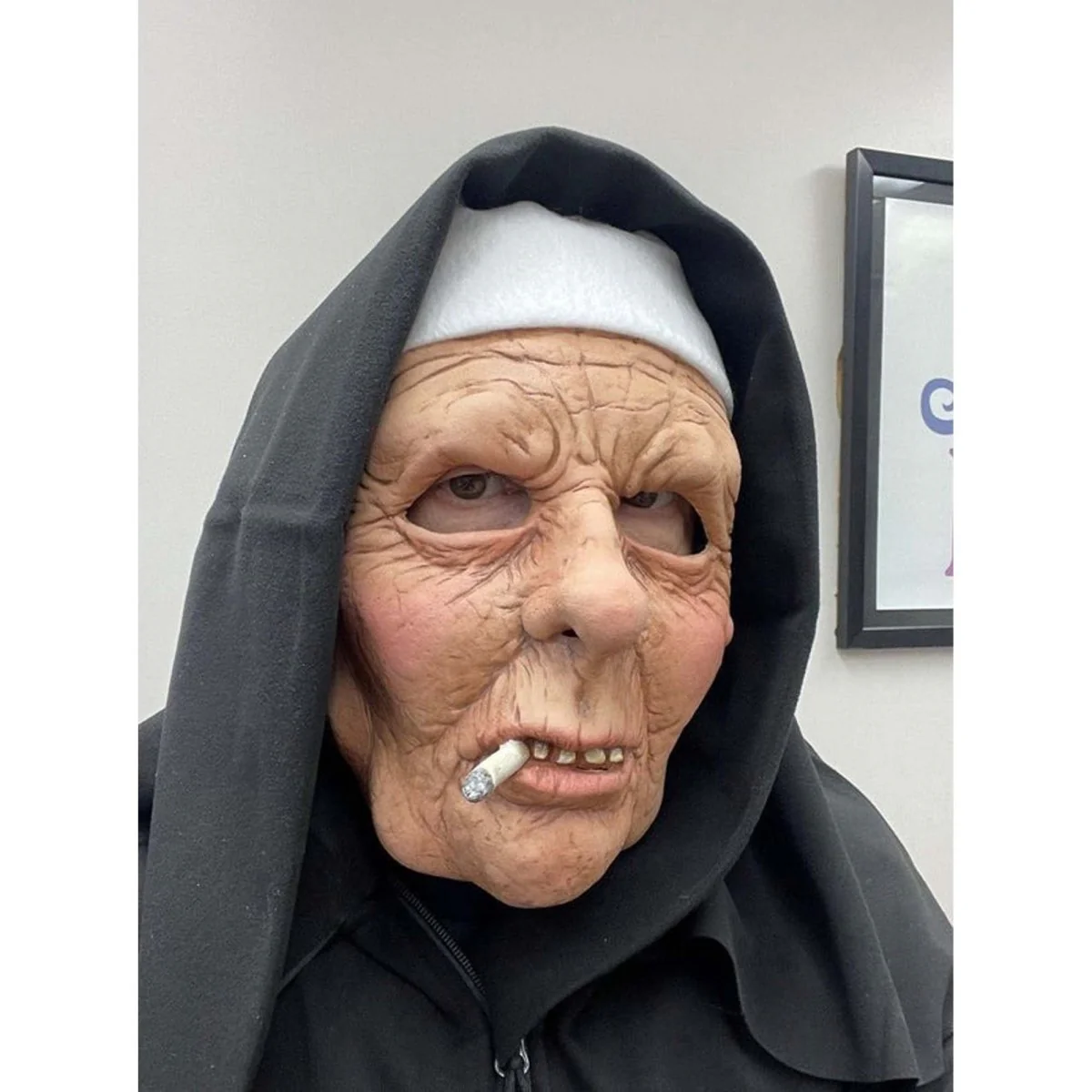 Nasty Habit A Nun Gone Bad Mask for Adults, 1 Count