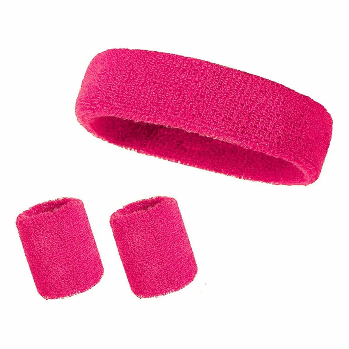 Neon Pink Aerobics Accessory Set for Adults
