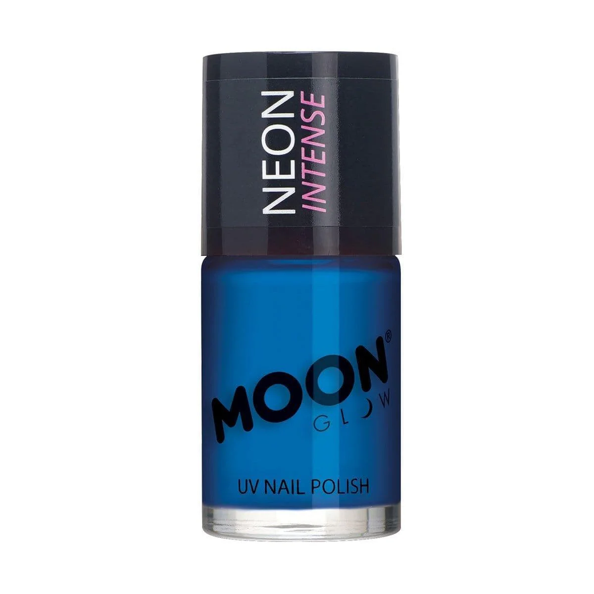 Moon blue neon UV nail polish