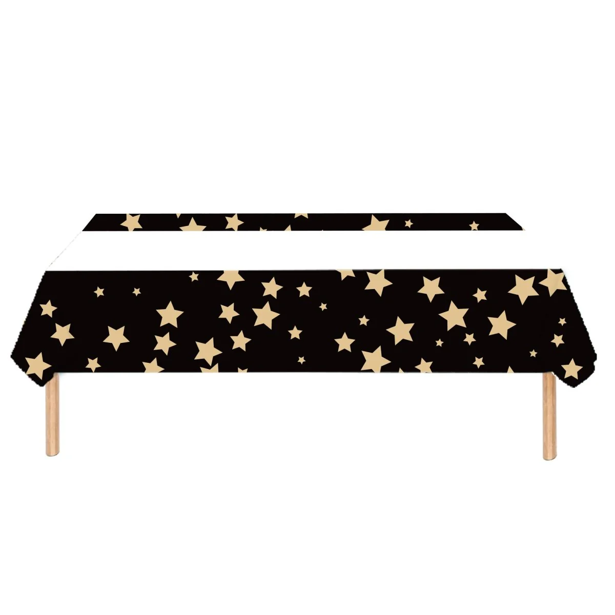 New Year 2026 Rectangular Paper Table Cover, 47 x 70 Inches, 1 Count