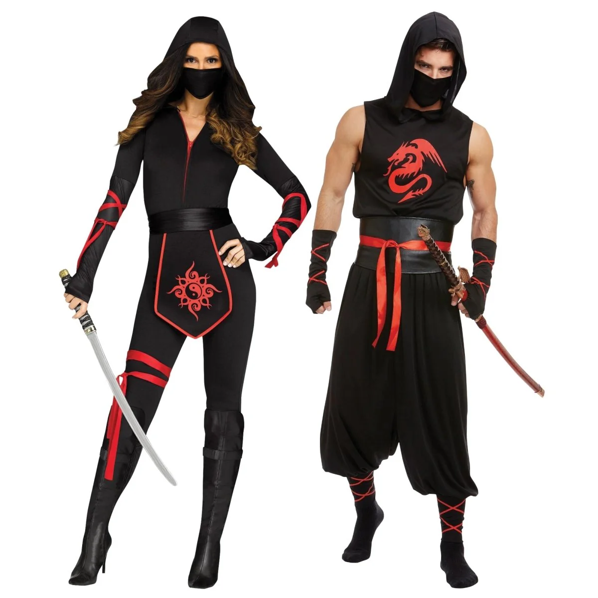 Ninja Couple Costumes