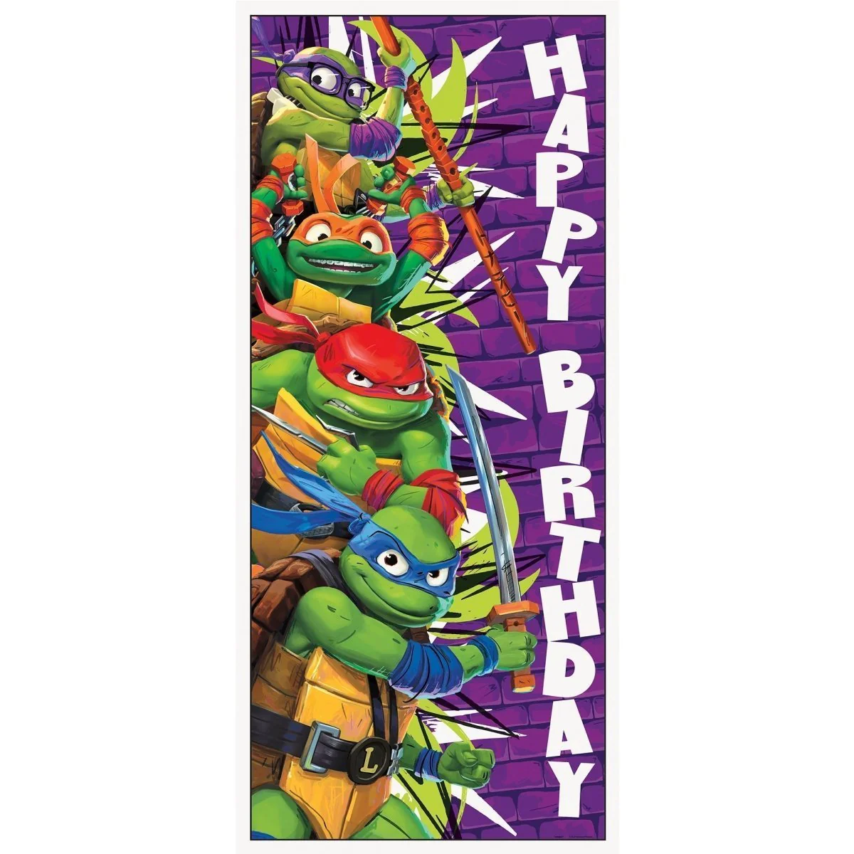 Ninja Turtles Standard Birthday Party Supplies Kit, 8 Guests - Image 15