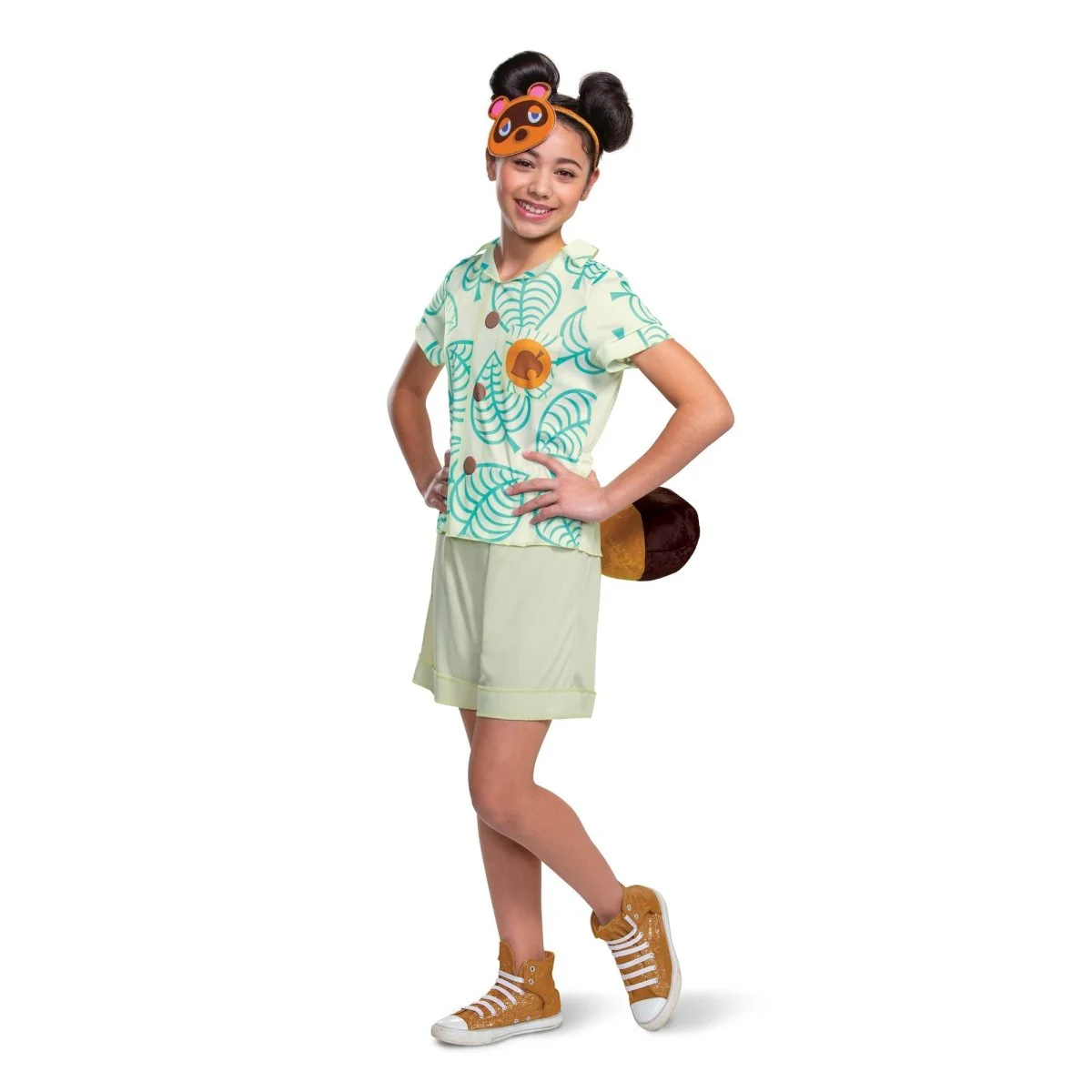 Nintendo Animal Crossing Tom Nook Classic Costume for Kids, Blue and Beige Romper