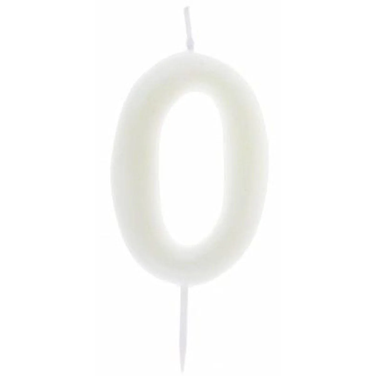 Number 0 Birthday Candle, Phosphorescent