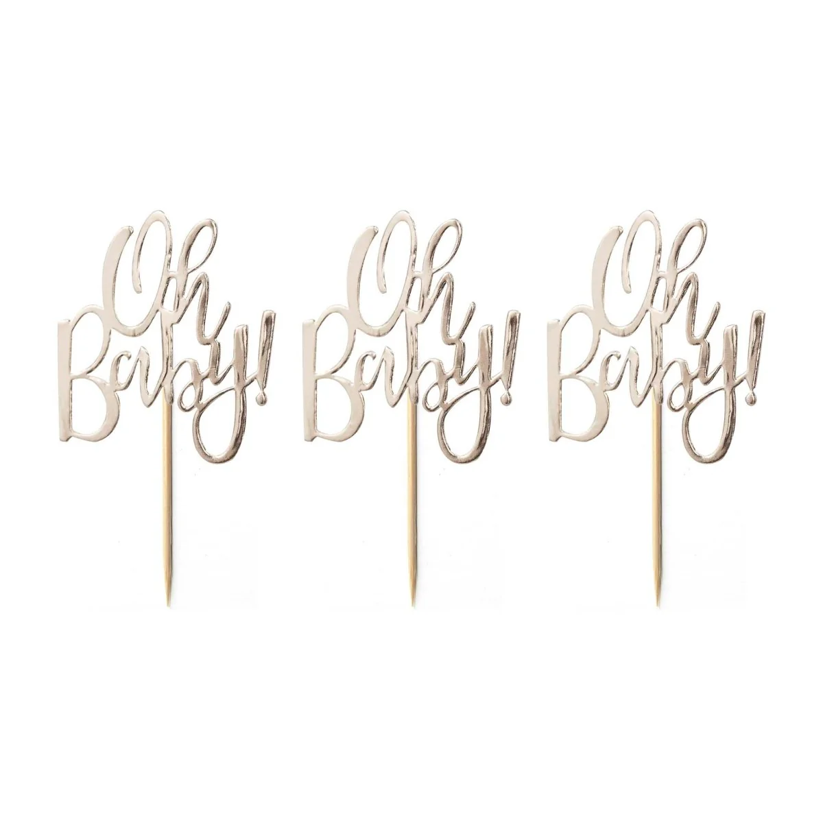 Oh Baby Cupcake Toppers, 12 Count