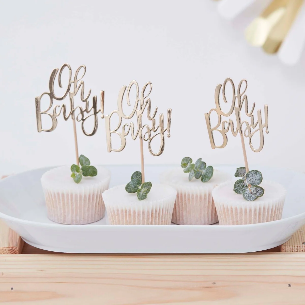 Oh Baby Cupcake Toppers, 12 Count - Image 2