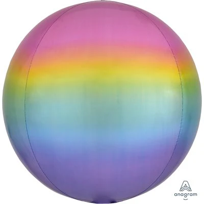 Ombre Pastel Orbz Balloon, 15 Inches