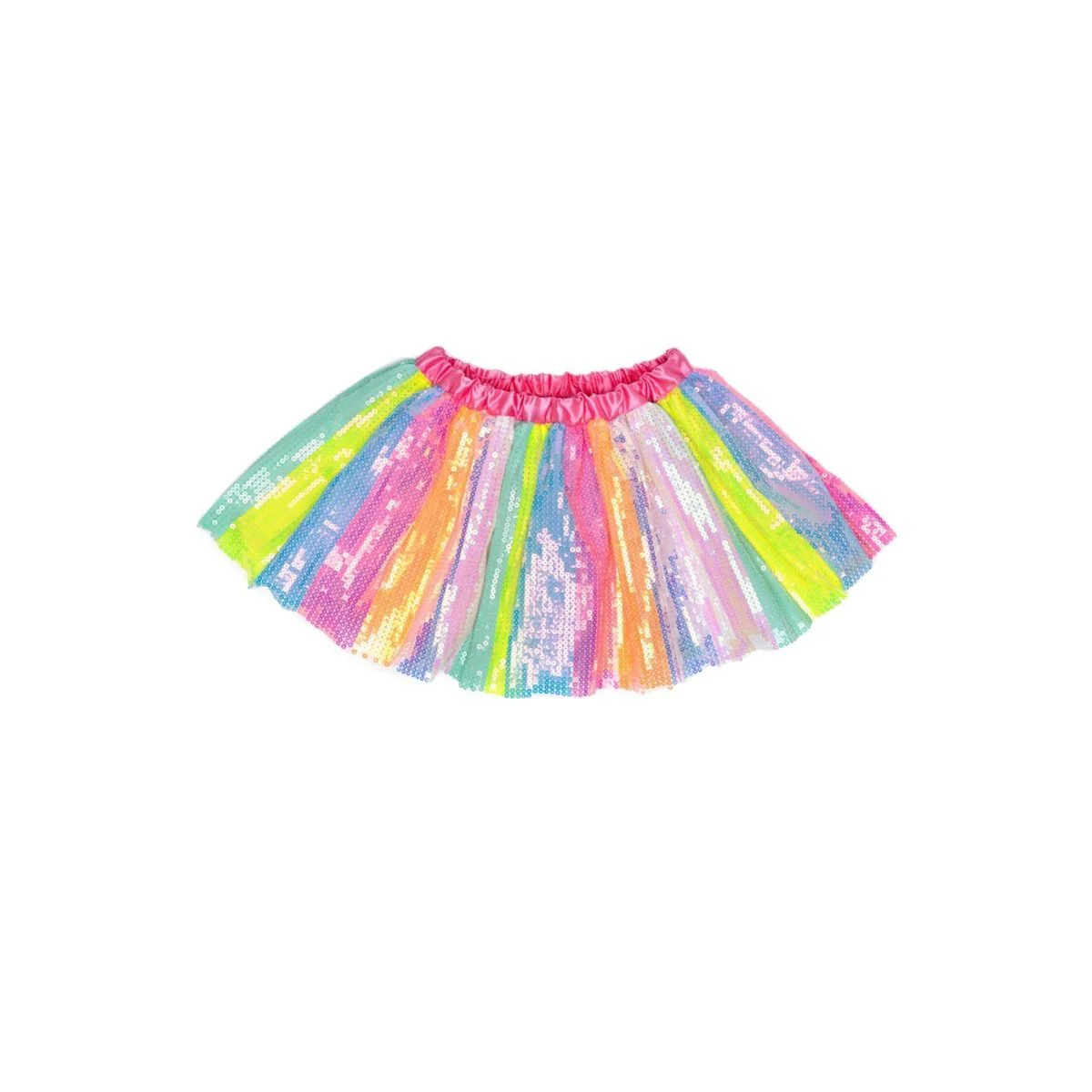 Stripy Sequins Skirt for Kids