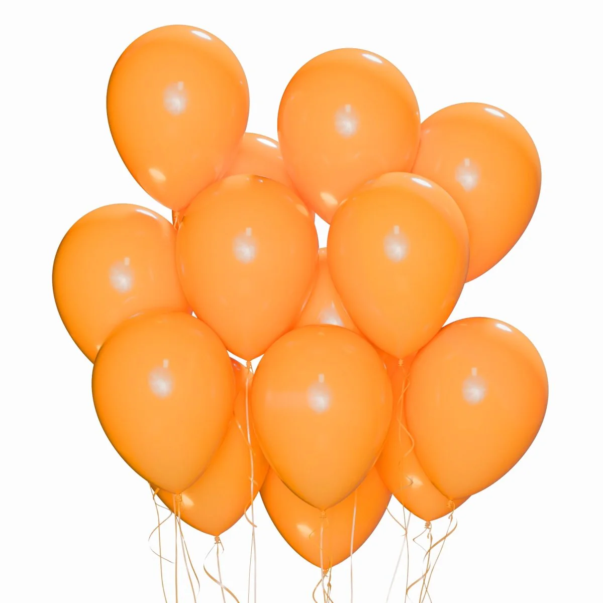 Orange Latex Balloon 12 Inches, 15 Count