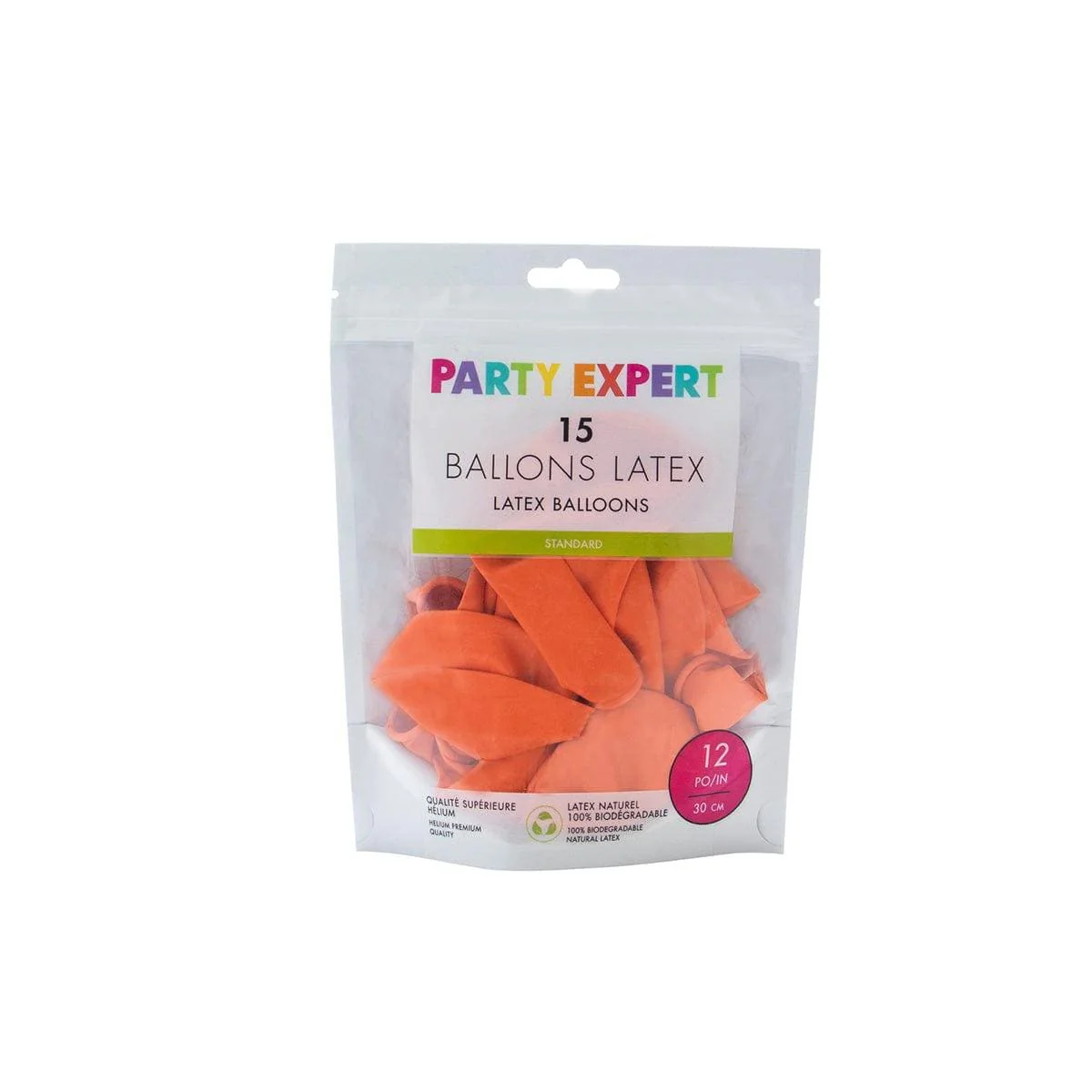 Orange Latex Balloon 12 Inches, 15 Count - Image 3