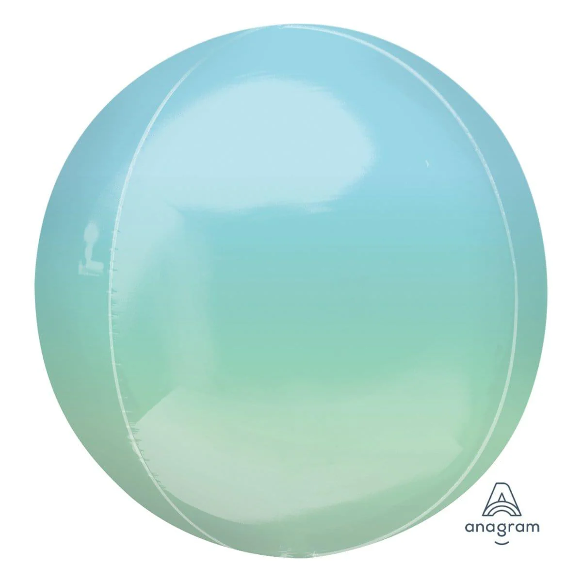 Blue and Green Ombré Orbz Balloon
